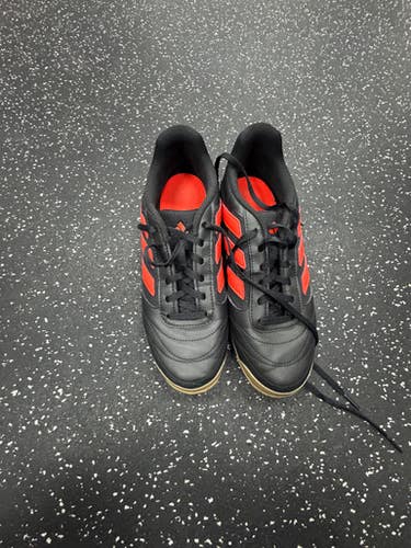 Used Adidas Soccer Indoor Shoes Black Senior 7.5 11849-S000034063