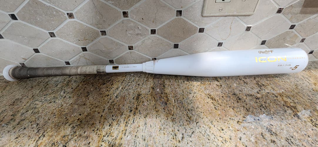 Rawlings Icon Composite USSSA Certified Bat (-5) 25 oz 30" (Used)