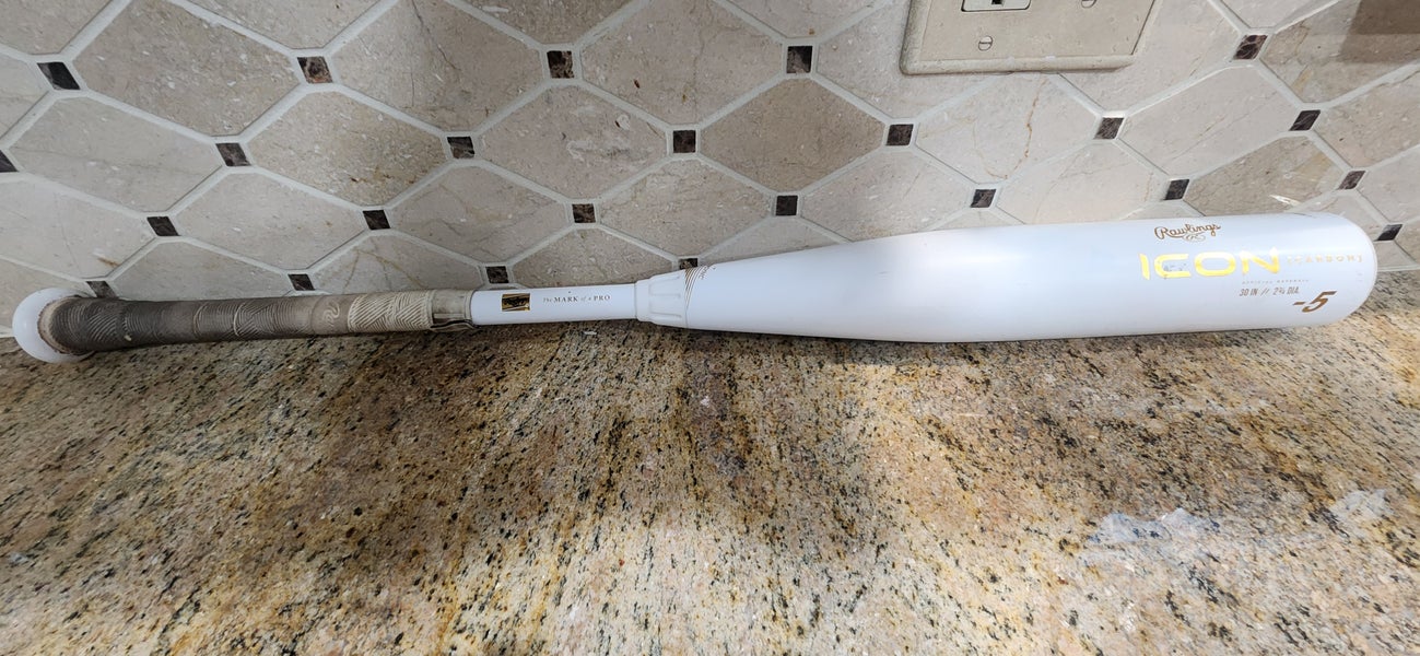 Rawlings Icon Composite USSSA Certified Bat (-5) 25 oz 30" (Used)