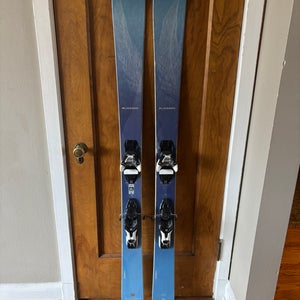 Blizzard Black Pearl 98 166cm with Adjustable Salomon Warden Bindings
