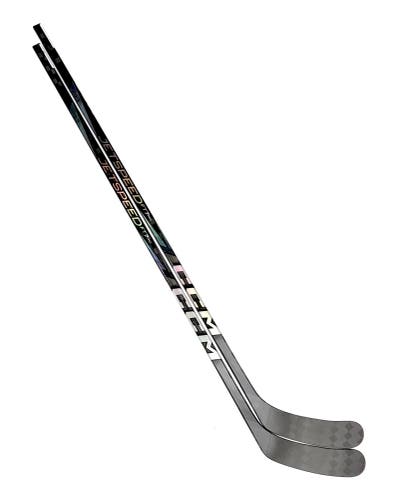 New 2 pack CCM Jetspeed FT7 Pro (chrome) Pro Stock - LH, P90M, 80 Flex