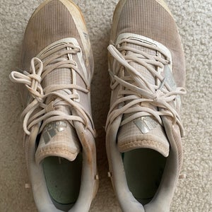 White Men's Size 10.5 Adidas Adizero Turf Shoes (Used)