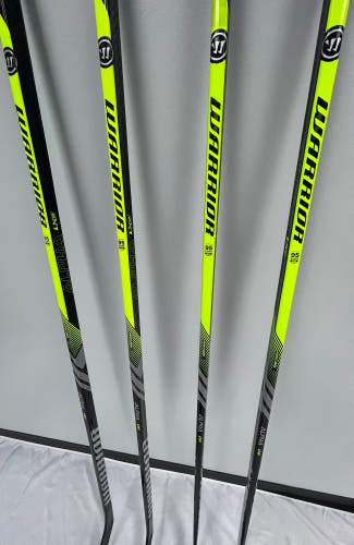 Senior Warrior Alpha LX2 Right Handed Hockey Stick Heel Pattern 95 Flex (New), 4 pack