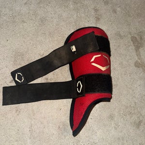 Red Senior EvoShield Leg guard Shin Guards (Used)