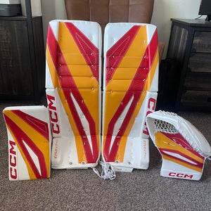 Dustin Wolf ccm eflex 7 Calgary flames pro return set