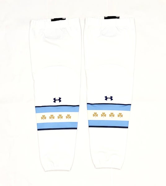 New Notre Dame Under Armour Frozen Confines Game Socks - Medium