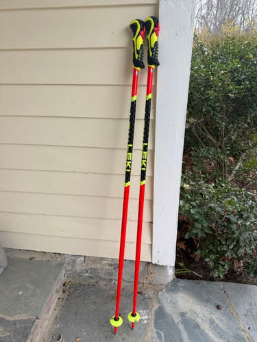 46in (115cm) Leki Racing World Cup Lite SL Ski Poles (Used)