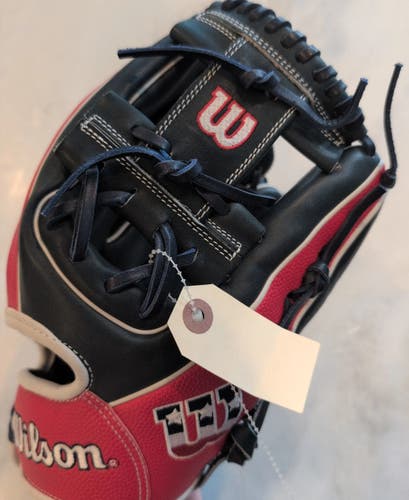 Wilson A2000 1975 Baseball Glove Red/White/Blue special RH 11.75" (New without tags)