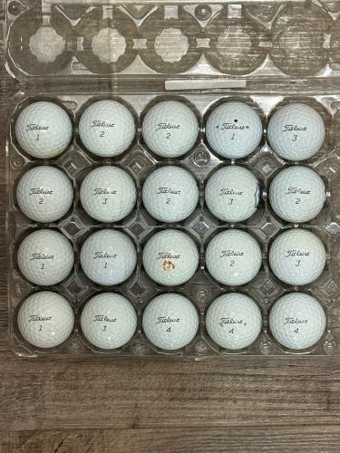 20 Titleist AVX Golf Balls - 5A MINT CONDITION ONLY