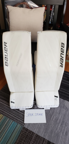 Bauer Supreme 1S OD1N Goalie Leg Pads – Senior Medium (34") (READ DESCRIPTION)