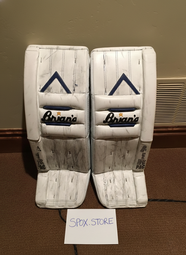 Kaskisuo Pro Stock Brian’s Heritage Goalie Pads – 34+1 | Used & Game-Ready! (READ DESCRIPTION)