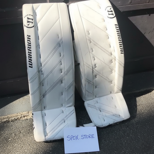 34" Warrior Ritual G4 Pro Goalie Leg Pads – Pro Stock (READ DESCRIPTION)