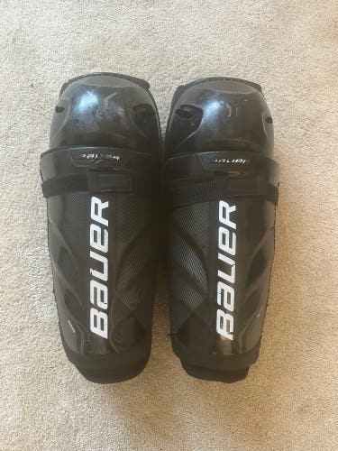 Senior Bauer Pro Series 13" Shin Pads Pro Stock (Used)