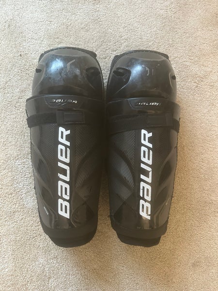 Senior Bauer Pro Series 13" Shin Pads Pro Stock (Used)
