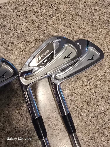 Mizuno MP 59 Left Hand Iron Set Stiff Flex Steel Shaft (Used)