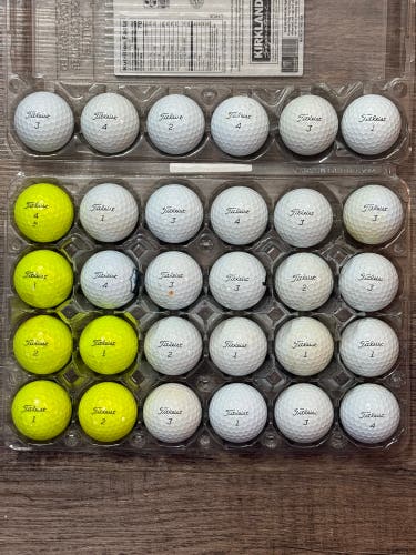 30 Titleist AVX Golf Balls