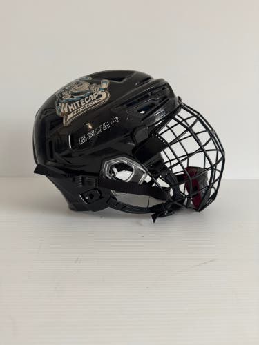 Used Black Medium Bauer Re-Akt 150 Helmet
