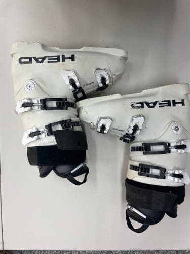 Mondo 25/26 Mondo Kid's HEAD Racing Raptor Ski Boots used 303 Sole Lenght