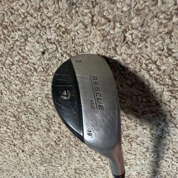 Taylorade Rescue Mid Mens Right Handed Golf Club 3 Hybrid Stiff Flex