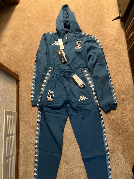Brand New US Ski Team Kappa Sweat Suit (top and bottom)