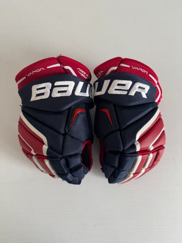 Like New 13" Bauer Vapor X100 Gloves - Red/White/Blue