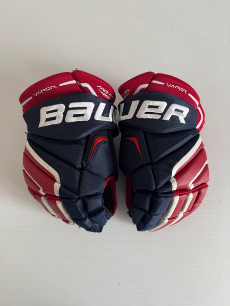 Like New 13" Bauer Vapor X100 Gloves - Red/White/Blue