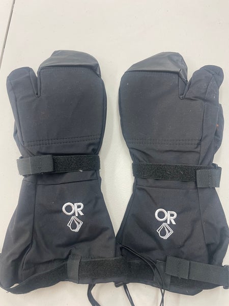 Black XL Men's Outdoor Research Gloves (New) Mutant Modular Gore Tex Claw