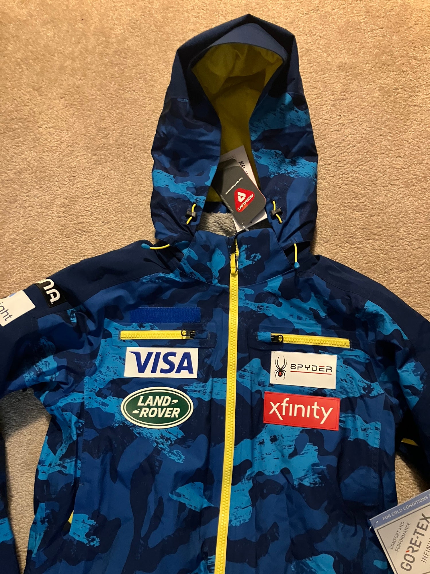 Brand New Spyder US Ski Team one-piece | SidelineSwap | Buy and