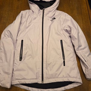 Light Purple Women's Youth XL 14/16 The North Face Jacket (Used)