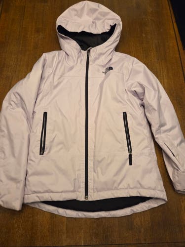 Light Purple Women's Youth XL 14/16 The North Face Jacket (Used)