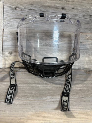 Itech Z262.2 M90 Type 1 IV Hockey Helmet Shield Cage Combo - Size Medium Senior