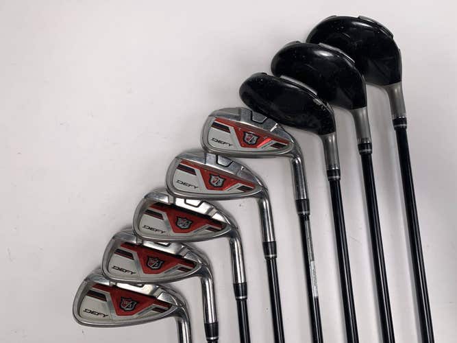 Wilson Defy Hybrid Iron Set 4H-6H 7-PW+GW UST Mamiya 59g Regular Graphite RH HC