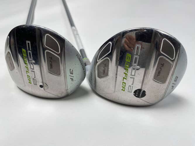 Cobra Baffler T-Rail 3 & 5 Fairway Wood Set 18* 20* Baffler Ladies Womens RH