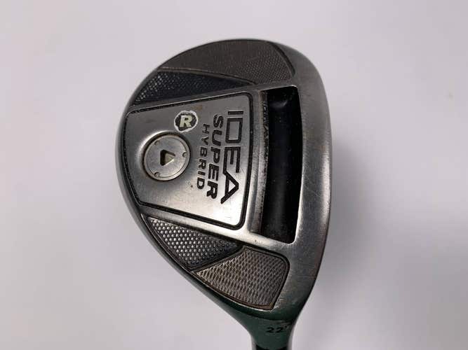 Adams Idea Super DHY 4 Hybrid 22* Matrix Ozik Program Regular Graphite Mens RH