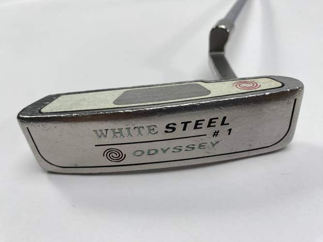 Odyssey White Steel 1 Putter 32.5" SuperStroke Tour 2.0 Mens RH