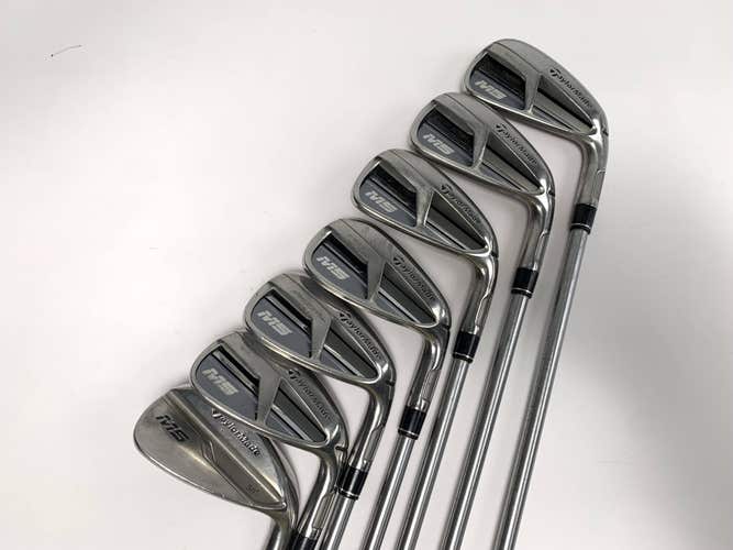 TaylorMade M5 Iron Set 4-PW+AW KBS C-Taper 130 X-Stiff Steel RH-Missing 7 Iron