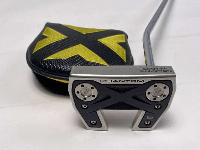Scotty Cameron Phantom X 5 2022 Putter 35" SuperStroke Claw 2.0 Mens RH W/HC
