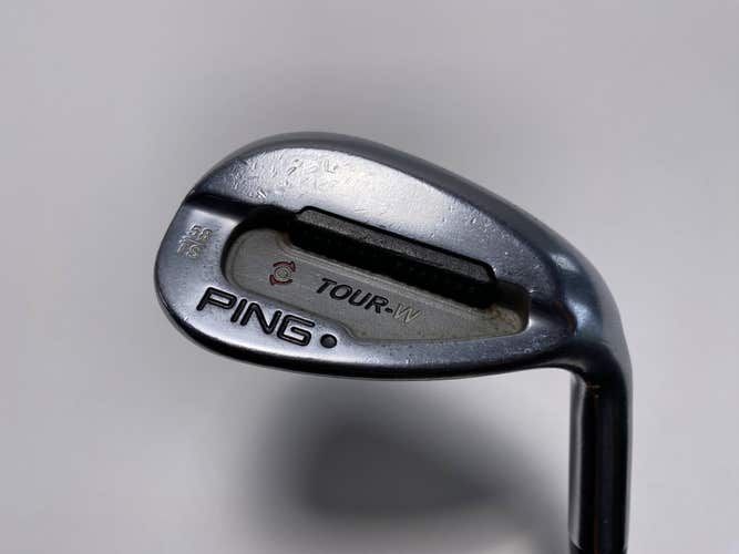 Ping Tour-W Brushed Silver Lob Wedge LW 58* Black Dot AWT Wedge Steel Mens RH