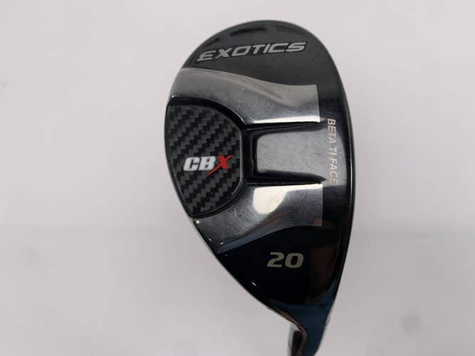 Tour Edge Exotics CBX Hybrid 20* Aldila Tour ATX85H-2.5 Stiff Graphite Mens RH