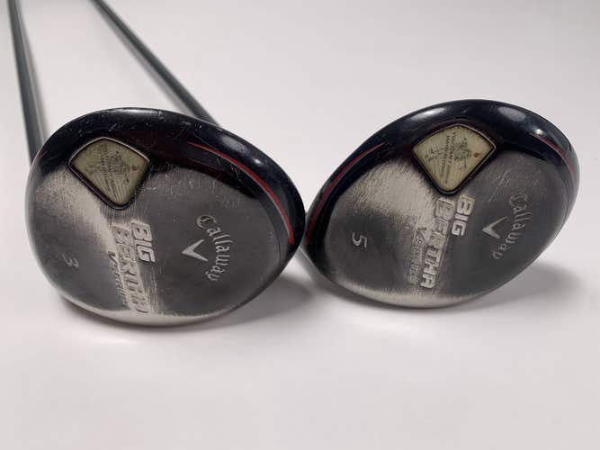 Callaway Womens Big Bertha V Series 3 & 5 Fairway Wood Set 15* 18* Mens RH