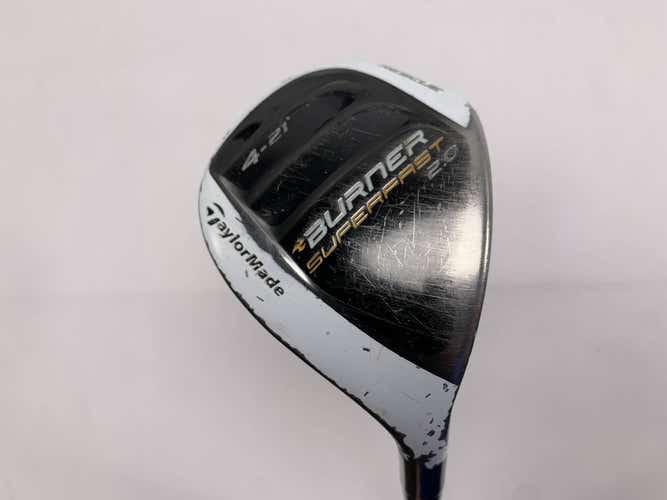 TaylorMade Burner Superfast 2.0 4 Hybrid 21* REAX Senior Graphite Mens RH