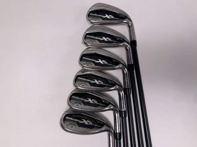 Callaway XR Iron Set 6-PW+SW Project X San Diego 4.5 Senior Graphite Mens RH