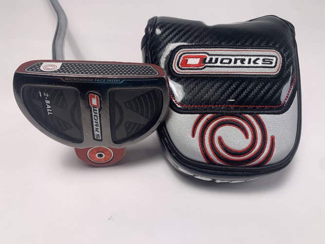 Odyssey O-Works 2-Ball Red Putter 35" Mens LH HC