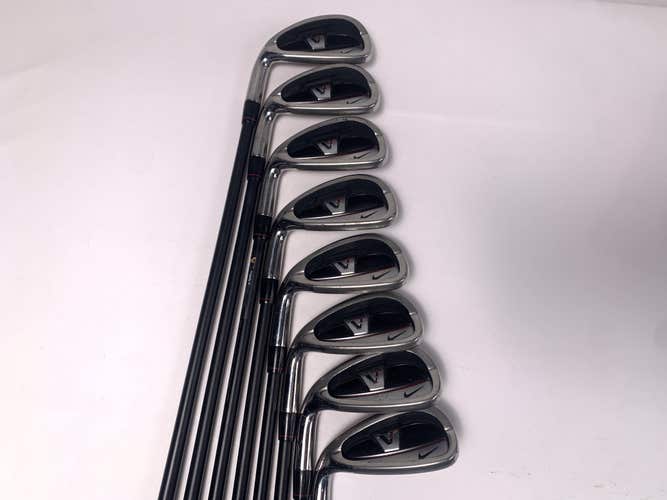 Nike Victory Red Cavity Back Iron Set 4-PW+GW+SW UST Nike Regular Mens LH