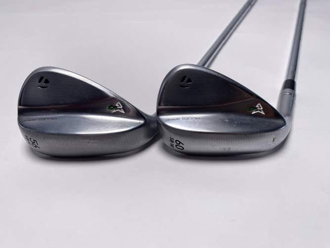TaylorMade Milled Grind 4 Chrome Wedge Set 56* 12 | 60* 10 DG Tour Issue LH
