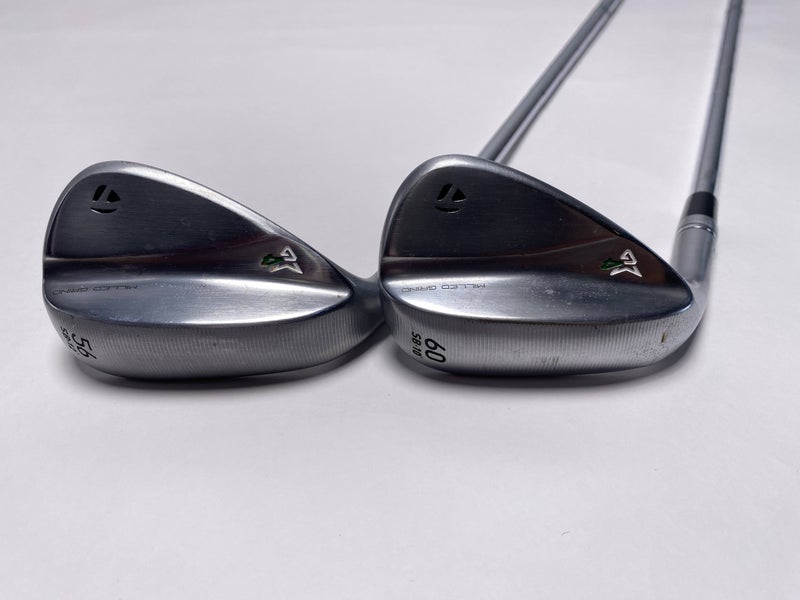 TaylorMade Milled Grind 4 Chrome Wedge Set 56* 12 | 60* 10 DG Tour Issue LH