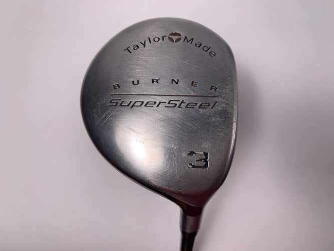 TaylorMade Supersteel 3 Fairway Wood 15* Bubble R-80 Regular Graphite Mens RH