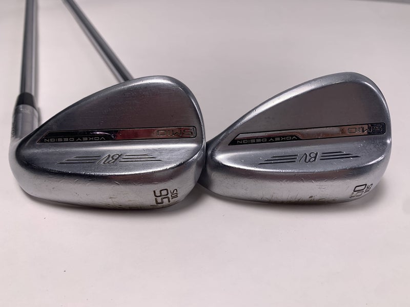 Titleist Vokey SM10 Tour Chrome Wedge Set 56* 10 | 60* 10 Project X Mens RH +.5"