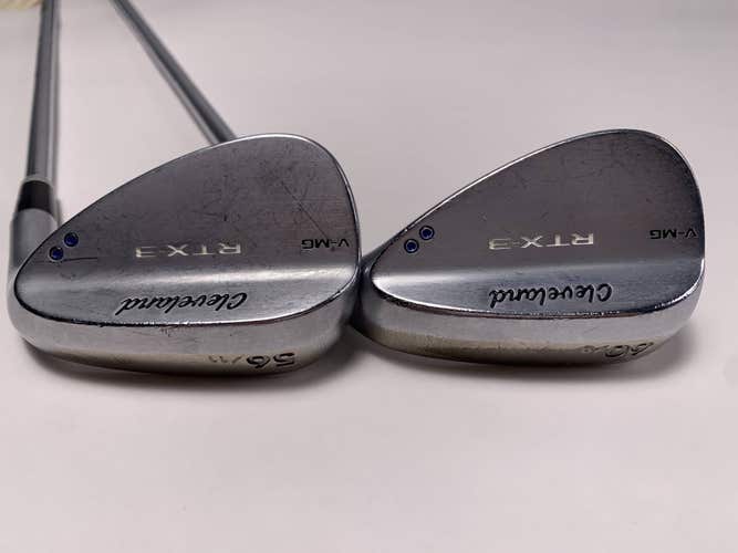 Cleveland RTX 3 Tour Satin Wedge Set 56* 11| 60* 9 DG Wedge Steel Mens RH