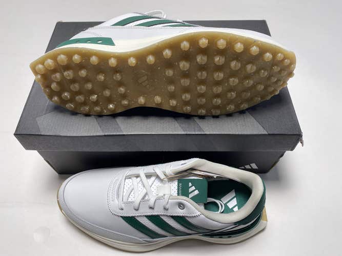 Adidas S2G SL Leather 24 Golf Shoes White Green Men's SZ 8.5 (IF0299)